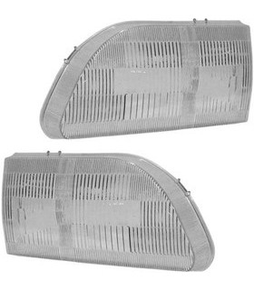 شیشه چراغ جلو صبا پلی کربنات راست mcs