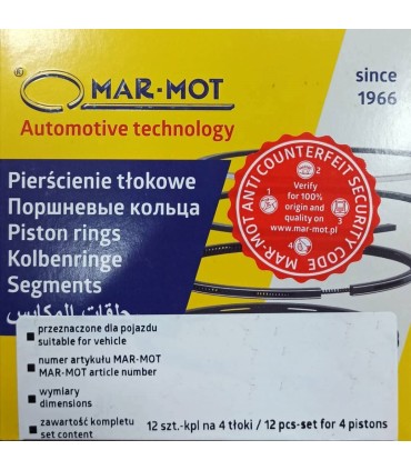 رینگ موتور سمندملی 0/25مارموت