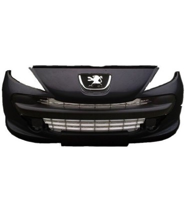 سپر جلو 207 مشکی متالیک با تقویت و ارم و بدون مه شکن_0890129